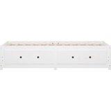  Dnevna postelja bela 80x200 cm trdna borovina, (20727203) | Shoptok.si