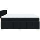  Krevet s oprugama i madracem crni 180x200 cm od tkanine | shoptok.hr