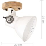 vidaXL industrijske zidne/stropne svjetiljke 2 kom bijele 20x25 cm E27 | shoptok.hr