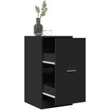 Ormarić za lijekove crni 40x41x77,5 cm konstruirano drvo | shoptok.hr