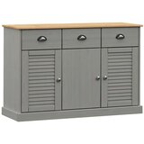  Komoda s ladicama VIGO 113x40x75 cm siva od masivne borovine | shoptok.hr