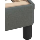  Okvir za krevet bez madraca tamnosivi 90x190 cm od tkanine | shoptok.hr