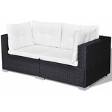  10-dijelna vrtna garnitura od poliratana s jastucima crna | shoptok.hr