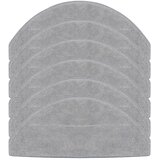 INF Nadomestne krpe za mop, združljive z robotskim sesalnikom Xiaomi — 6 kosov pralnih mikrovlaken, siva, 27,5 cm x 12 cm, (5000286217) | Shoptok.si
