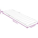  Jastuk za ležaljku prošarani antracit 200x60x4 cm od tkanine | shoptok.hr