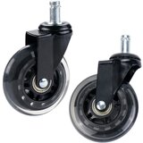  Rubber Wheel For Chair Transparent Silent 1 Pcs | shoptok.hr