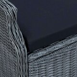  5-dijelni vrtni blagovaonski set tamnosivi | shoptok.hr