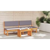  Bocni stol Prirodna nafta 70 x 35 x 35 cm Čvrsto drvo akacije | Eponuda.com