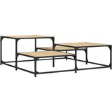 vidaXL Stolić za kavu boja hrasta 107x107x40 cm konstruirano drvo | shoptok.hr