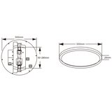 Top Light-LED stropno svetlo sa senzorom REVIT LED/12/18/24W/230V 3000/4000/6500K prečnik 30cm | Eponuda.com