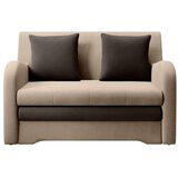 ELTAP Svjetlo smeđa baršunasti sklopiva sofa 130 cm Ario – Cijene