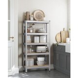 Songmics Regal GLR030E01, 5 delni, (150 x 75 x 30 cm), srebrn | Shoptok.si