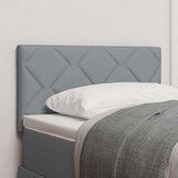 vidaXL Naslon za glavo Diamantni Bloki Svetlo Siva 80 cm Izdelan iz Tkanine Cene