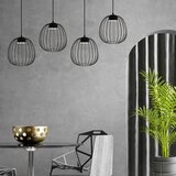 Luster na sajli OVELLA 1xGX53/10W/230V, prečnik 25 cm, u crnoj boji | Eponuda.com