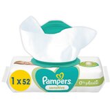 Pampers vlažne maramice sensitive 52ct Plastic free Cene
