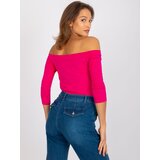 BASIC Feel Good Blouse-RV-BZ-4692.11-fuchsia | shoptok.hr