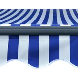  Ročno zložljiva tenda LED 350x250 cm modra in bela, (20966157) | Shoptok.si