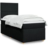  Box spring krevet s madracem crni 80 x 200 cm od tkanine | shoptok.hr