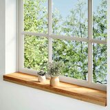  Prozorske klupice 2 kom svijetlosmeđe 80x15x2 cm masivne hrast | shoptok.hr