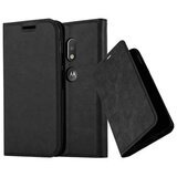 Cadorabo Ohišje, združljivo z Motorola MOTO G4 PLAY v nočna črna - Zaščitni ovitek z magnetnim zapiranjem, stoječo funkcijo in režo za kartice, (20549516) | Shoptok.si