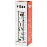 Bialetti espresso-set "italy" s 6 skodelicami in kovinskim okvirjem | Shoptok.si