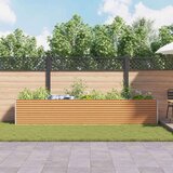  Vrtna visoka greda 390 x 50 x 68 cm Cinkana jeklena, (5000287831) Slike