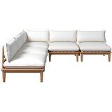 Mömax Loungegarnitur Chris Akazie/beige Echtholz | Shoptok.si