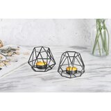 Echtwerk Set Svečnikov Vintage, Črna, 2 Kos | Shoptok.si