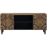 TV ormar s pohranom Smeđa 105 x 33,5 x 46 cm Čvrsto drvo manga | shoptok.hr