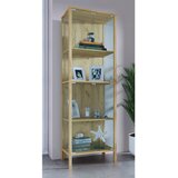 Livetastic VITRINA, prozorno, medeni hrast | Shoptok.si
