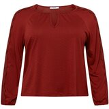 ABOUT YOU Curvy Majica 'Jeanina' češnjevo rdeča | Shoptok.si
