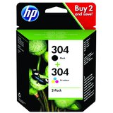 HP komplet črnil 304 (črna za 120 strani+barvna za 100 strani),deskjet 3720, 3730 (3JB05AE) | Shoptok.si