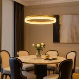  LED luster na sajli GALA LED/25W/230V prečnik 50 cm zlatna | Eponuda.com
