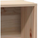 vidaXL Knjižna postelja brez vzmetnice bela 75x190 cm trdna borovina | Shoptok.si