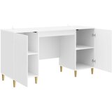  Stol Bijela visokog sjaja 142,5 x 50 x 75 cm Konstruirano drvo | Eponuda.ba