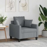  Fotelja svjetlosiva 60 cm od tkanine | shoptok.hr