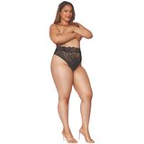 Dreamgirls - visoke čipkaste hlačke (črne) | Shoptok.si