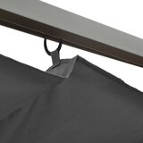  Pergola s pomičnim krovom antracit 3 x 3 m čelična 180 g/m² | shoptok.hr