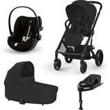 Cybex Voziček 4v1 Balios komplet moon black Cene