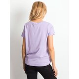 BASIC Feel Good T-shirt-RV-TS-4838.55P-Light Purple | Shoptok.si