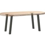  Noge za klubsko mizico 4 kosi antracitne 30 cm jeklo | Shoptok.si