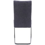 CARRYHOME nihajni stol, kovina, tekstil antracit, črna | Shoptok.si