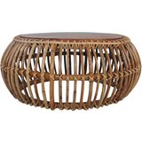  Klubske mizice 2 kosa naravni ratan | Shoptok.si