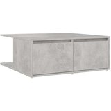 vidaXL Klubska mizica betonsko siva 80x80x31 cm iverna plošča, (20907800) | Shoptok.si