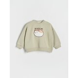 Reserved pulover z aplikacijo - zelena | Shoptok.si