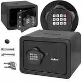Elektronski kućni sef sa PIN kodom i ključem, za novac i dokumenta, model RB-7001