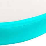 vidaXL gimnastička prostirka na napuhavanje 100x100x20 cm pvc zelena | shoptok.hr