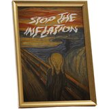 Fortune Frames Ram za slike The Scream, Zlatne boje | Eponuda.com