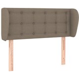 Maison Chic posteljno vzglavje - vzglavna omarica - nočna omarica z ušesi taupe 83x23x78/88 cm blago, (21707959) Cene