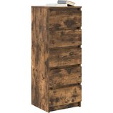  Komoda s ladicama dimljeni hrast 37,5x35x99cm konstruirano drvo | shoptok.hr